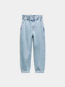 Sky Blue Rise Flared Jeans